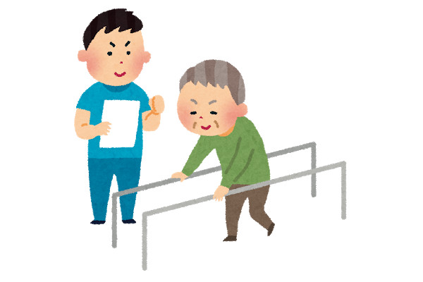 歩行訓練と筋力トレーニング